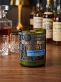 Свічка апсайклінг &mdash; Back to Black Whisky | 350 г | Соєвий віск с024 фото