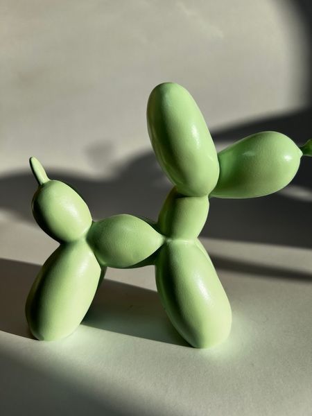 Декоративна фігурка "Собачка з повітряних кульок" (Balloon Dog) &mdash; 18 см р0034 фото