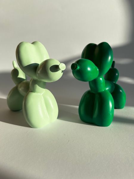 Декоративна фігурка "Собачка з повітряних кульок" (Balloon Dog) &mdash; 18 см р0034 фото