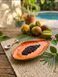 Декоративна глиняна тарілка Papaya Tray р0014 фото 3