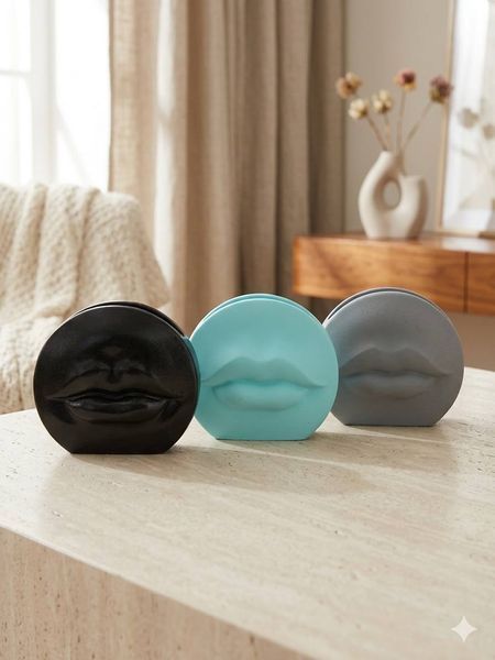 Декоративне кашпо та органайзер для косметики Lips Organizer р007 фото