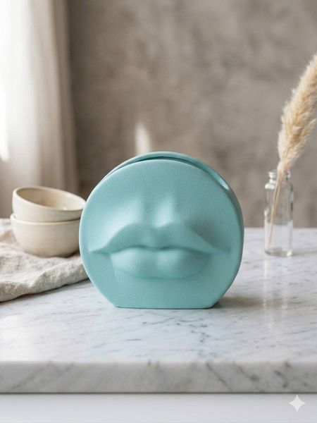 Декоративне кашпо та органайзер для косметики Lips Organizer р007 фото
