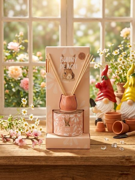 Ароматичний дифузор для дому "Bunny Peach", 100 мл 0019 фото