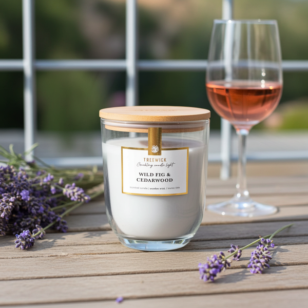 Аромасвічка WILD FIG & CEDARWOOD с003 фото