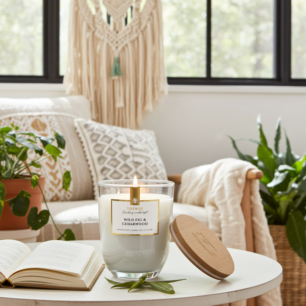 Аромасвічка WILD FIG & CEDARWOOD с003 фото