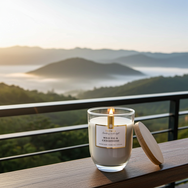 Аромасвічка WILD FIG & CEDARWOOD с003 фото
