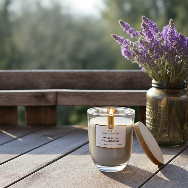 Аромасвічка WILD FIG & CEDARWOOD с003 фото