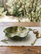Тарілка ручної роботи &laquo;Olive Leaf&raquo; з глини, 18 см р0019 фото 2